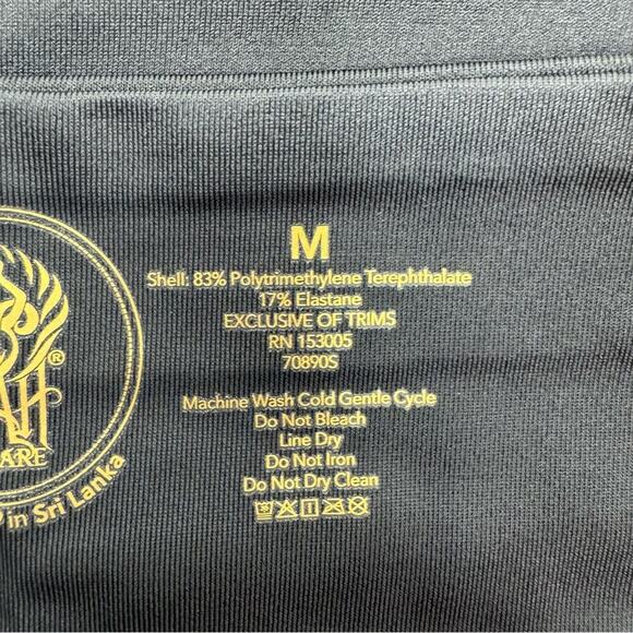 We Are HAH Size M Cami BrHAH Long Line Bra Scoop Neck Convertible Black NEW - Picture 11 of 16